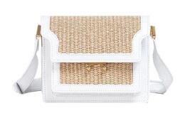 Marni Сумка через плечо из коровьей кожи, женская, белая sbmp0075q-1p3860-z519w