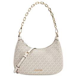 Michael Kors Сумка с холщовым покрытием, сумка через плечо, обычная женская, белого и коричневого цвета 35s2g4cw3b-lt-crm-multi