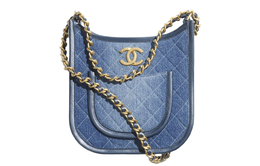 Chanel Джинсовая сумка через плечо, женская, синяя as4532-b16714-nx155