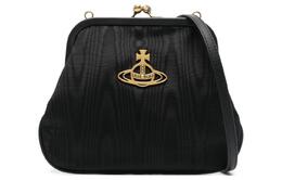 Vivienne Westwood Женский клатч на одно плечо из телячьей кожи, черный 4402009cuw00ssn201