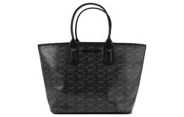 Michael Kors Сумка-шоппер из коровьей кожи, сумка-шоппер, дамская сумочка, сумка через плечо, женская, черная, Trumpets 35h1t2jt1c-001