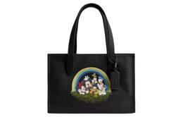 Coach Сумка-шоппер Disney Canvas с кожей, большая женская, черная cs533-lhblc
