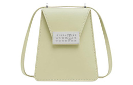 Maison Margiela Сумка через плечо из телячьей кожи, мини-сумка для женщин, цвет алоэ вера, зеленый sb5wg0018p6189t7369