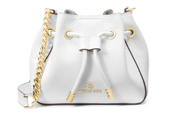 Michael Kors Мини-сумки через плечо из кожи Phoebe, женские, чисто-белые 32h1g8pd0l-085