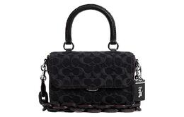 Coach Сумка через плечо Rogue Fabric, женская, черного цвета, небольшого размера cr694-lhblk