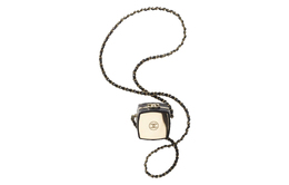 Chanel Кожаная пудреница, косметичка, сумка через плечо, мини-сумка для женщин, золото, черно-черное золото ap2425-b06944-94305