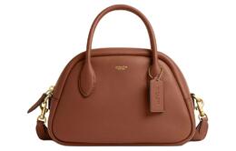 Coach Сумка Borough из кожи, через плечо, средняя женская, коричневого цвета cu863-b4l4a