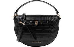 Michael Kors Сумка-купол из натуральной кожи, на одно плечо, среднего размера, женская, черного цвета 35t1gu5c6e-black