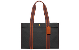 Coach Сумка-туба из ткани Spin Jacquard на одно плечо, женская, черная c8633-b4m2