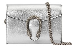 Сумка Dionysus из металлической кожи, через плечо, женская, серебристая Gucci 696804-1trcn-1281