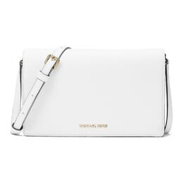 Michael Kors Сумка через плечо Jet Set Litchi Grain Leather, женская, среднего размера, оптически-белая 32s4gj6c6l-optic-white