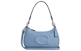 Coach Сумка через плечо Teri Leather Portable, женская, синяя cr099-sveyb