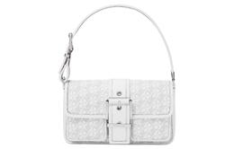 Michael Kors Сумка из холста, сумка через плечо, женская, среднего размера, белая 30s4sbal2v-opt allum