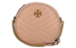Tory Burch Сумка-торт Kira из овчины, круглая, через плечо, женская, розовая 80975-292