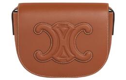 Сумка через плечо Cuir Triomphe из гладкой коровьей кожи, женская, цвет: рыжий Celine 198263du3-04lu