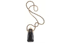Chanel 22A Ранняя осень, сумки через плечо из овчины, женские, черные ap2872-b08426-94305