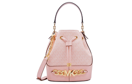 Michael Kors Сумка-ведро из коровьей кожи, сумка через плечо, женская сумка, розовая 30s2gdvs6b-688