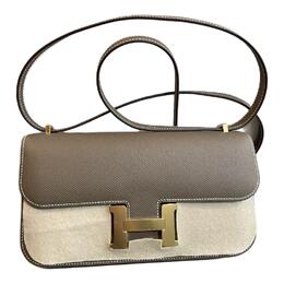 Hermes Сумка через плечо из кожи Epsom, женская, размер 18, Etoupe, слон, серый h085425cc18