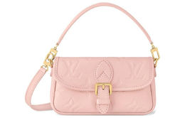 Louis Vuitton Сумка-багет из кожи, женская, цвет вишнево-розовый, через плечо m83566