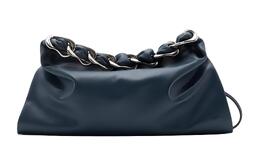 Женская сумка Trumpets из телячьей кожи на одно плечо, цвет озера Burberry 80864281