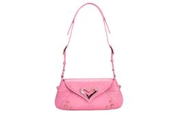 Pinko Сумка через плечо из коровьей кожи, женская, розовая 102829-a1er-p31b