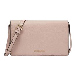 Michael Kors Сумка Jet Set из коровьей кожи с искусственной кожей, через плечо, женская, среднего размера, телесно-розового цвета 32s4gj6c6l-softpink
