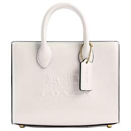 Coach Сумка-тоут из коровьей кожи Ace, сумка-шоппер, сумка через плечо, женская, небольшого размера, мелово-белого цвета ct889-b4ha