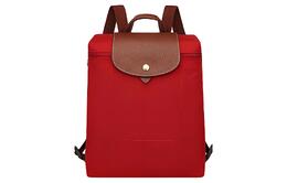 Longchamp Рюкзак Le Pliage из переработанного холста с кожаной отделкой, стандартный, женский, красный 1699089p59