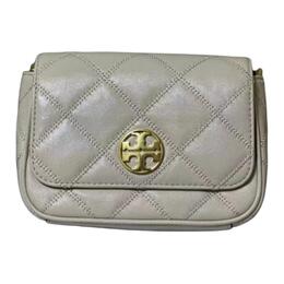 Tory Burch Сумка через плечо из овчины, женская, белая, Trumpets 136158-724