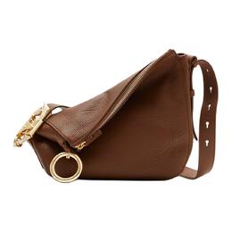 Burberry Сумка через плечо Knight Grain из телячьей кожи, женская, Trumpets, цвет: орехово-коричневый 80928161