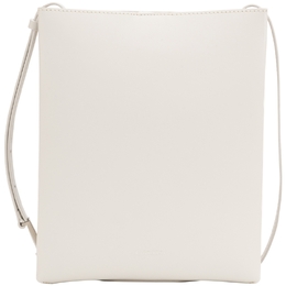 Сумка Calvin Klein Simply White Summer Collection из коровьей кожи, квадратная, бумажная сумка для покупок, сумка через плечо, женская, цвета слоновой кости dh3772-67u | ivory