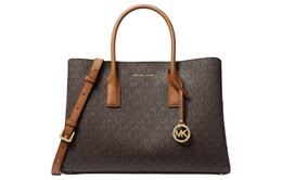 Michael Kors Сумка-туба из искусственной кожи, сумка через плечо, женская, темно-коричневая и желудь коричневого цвета 30s4g9rs3b-252