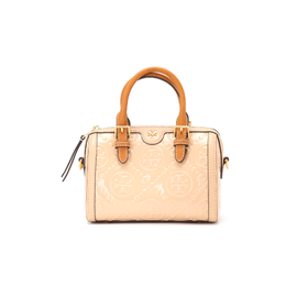Tory Burch Сумка-мессенджер из кожи с монограммой T, сумка через плечо, женская сумка-труба, светло-персиковая 154668-250