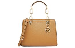 Сумка через плечо из коровьей кожи, цвет "арахис", женская, Trumpets Michael Kors 30s4gcys1t-174