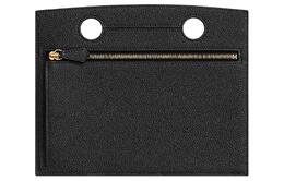 Hermes Женский клатч Togo из телячьей кожи с карманом, цвет 89 Noir, черный h082824cc89 | 89 noir black
