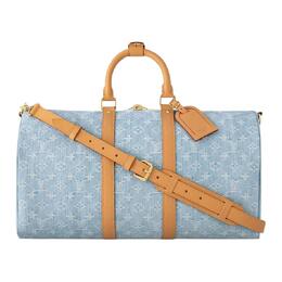 Сумка Keepall Bandouliere 45 Sky Blue Denim Louis Vuitton m25334