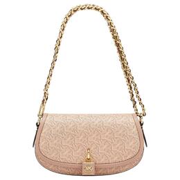 Michael Kors Сумка-седло Mila из искусственной кожи, сумка через плечо, женская балетная сумка Trumpets, розовая 30h3gimm1b-ballet