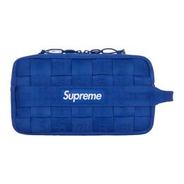 Supreme Тканевый клатч, обычный, унисекс, синий sup-ss24-525 | blue