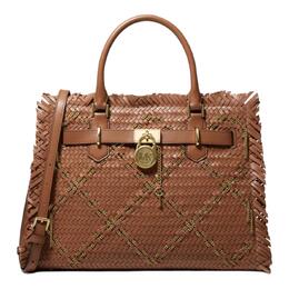 Michael Kors Сумка через плечо из коровьей кожи, женская, среднего размера, коричневого цвета 35s2ghms2l-230