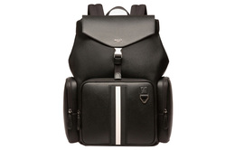 Bally Рюкзак из коровьей кожи, средний размер, мужской, черный 6238750
