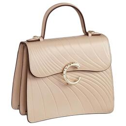 Сумка через плечо Cartier Panthère De Calfskin, женская, бежевого цвета, небольшого размера l1002502