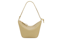 Loewe Сумка-хобо из коровьей кожи, мини-сумка, наплечная сумка, женская, цвет "глиняно-зеленый" a538g13x01-9584