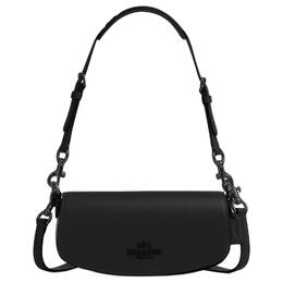 Coach Сумка через плечо из телячьей кожи, маленькая женская, черная ct757-jiblk