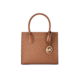 Michael Kors Сумка-дорожная сумка Mercer из коровьей кожи, сумка через плечо, женская сумка среднего размера, карамельно-коричневого цвета 35s1gm9m2b-299