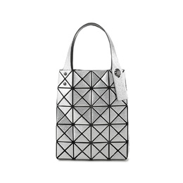 Полиуретановая женская сумка PLATINUM COFFRET, серебристая Issey Miyake bb46-ag173-91