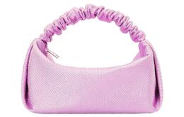 Alexander Wang Миниатюрная женская атласная сумка Scrunchie, фиолетовая 20323r40t547