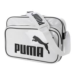 Puma Полиуретановая сумка через плечо, женская, белого цвета, среднего размера 079427-02 | white