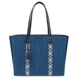 Tory Burch Сумка-шоппер Perry Denim, женская, синяя, через плечо 159268-426