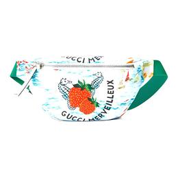 Gucci Сумка-слинги из переработанного нейлона, детские сумка, белые/красная/голубые 502095-urian-4352