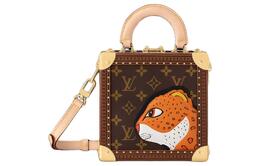 Louis Vuitton Сумка-мессенджер из квадратной ткани Sun Yitian Collaboration, сумка через плечо, женская, коричневого цвета m11210